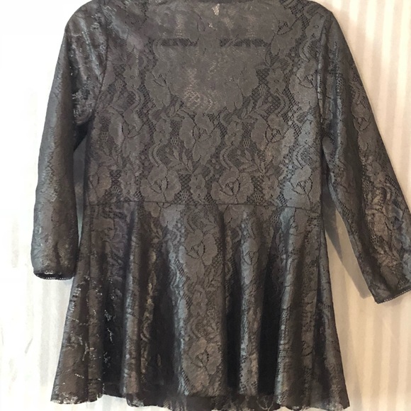 Free People Lace Peplum Top - Picture 7 of 10